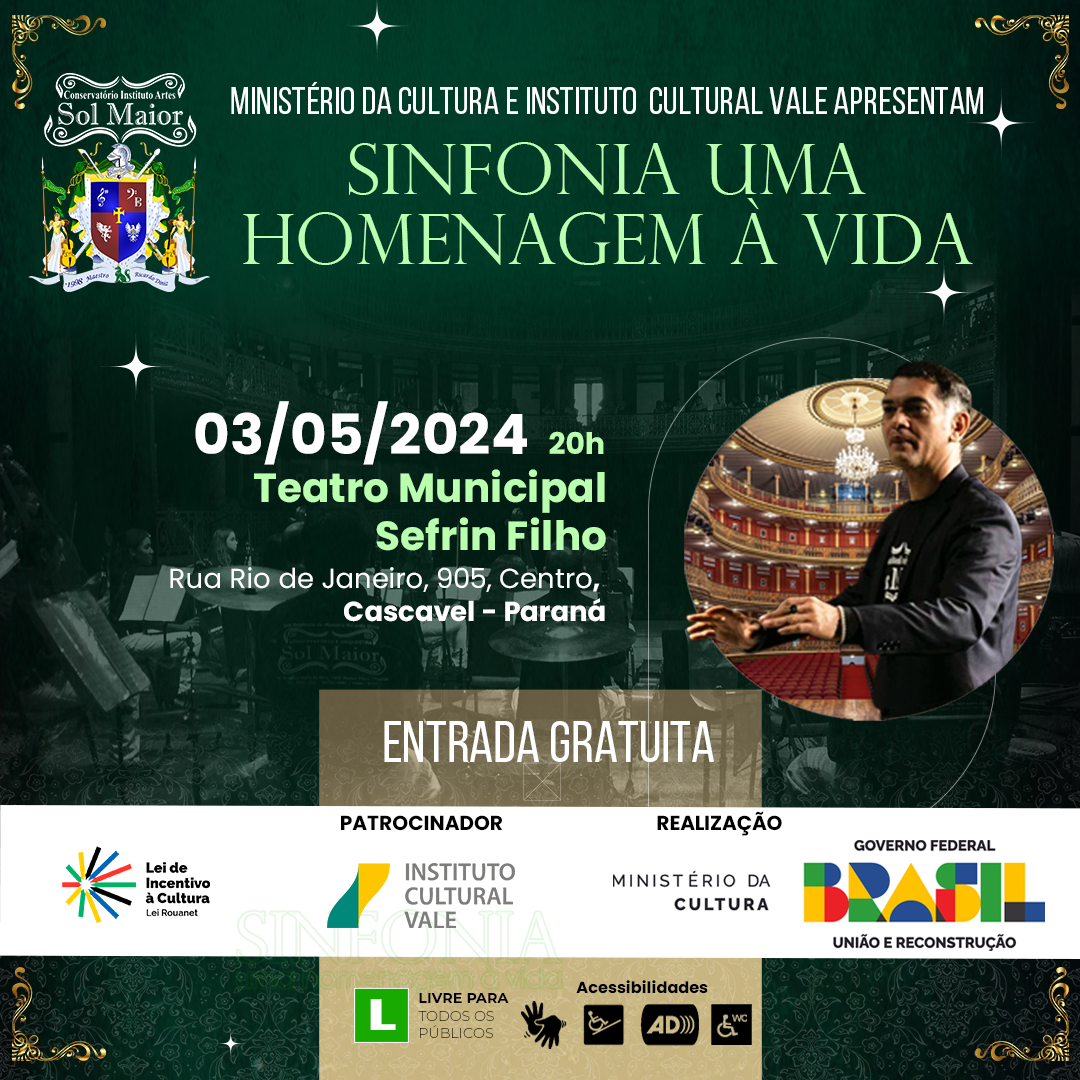 Sinfonia uma homenagem a vida Instagram Feed